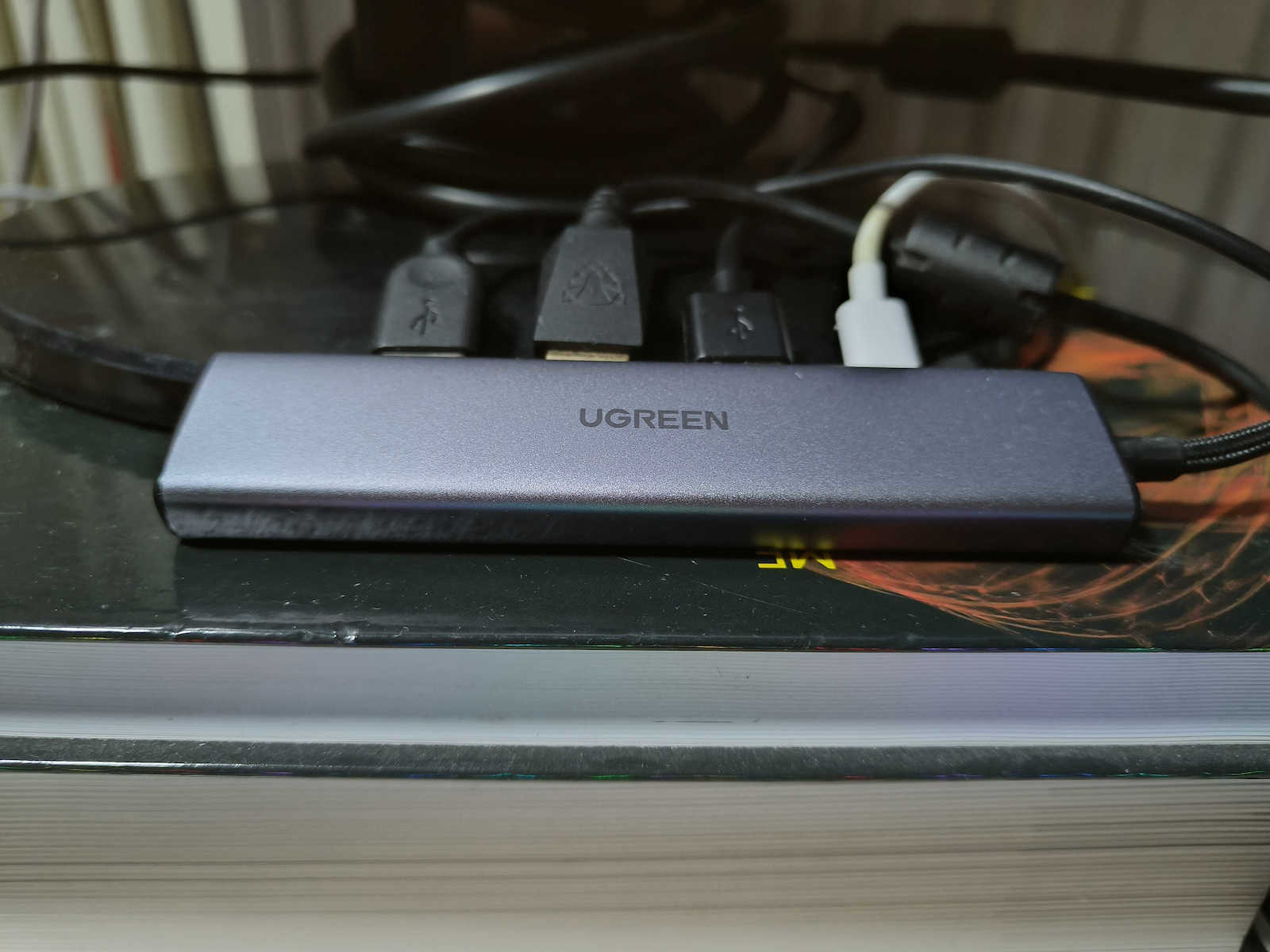 Ugreen Hub 5 Ports USB 3.0 with USB-C Connection Silver