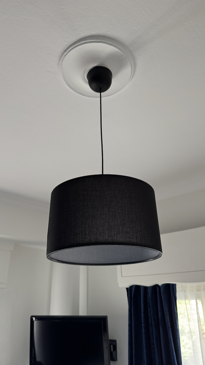 HomeMarkt Verstellbar Hängelampe Gray mit Fassung E27 38x20cm.