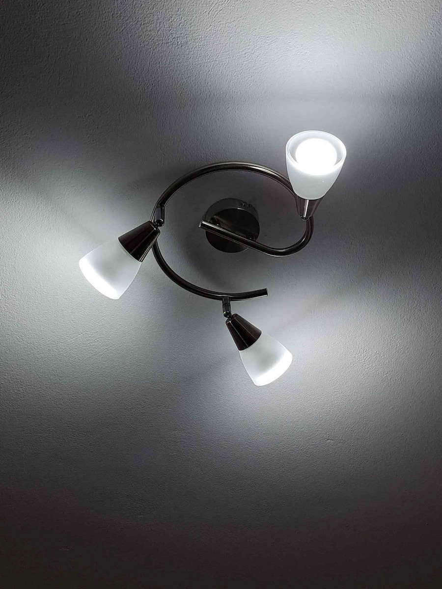 Globo Lighting Tadeus Dreifach Spot mit Fassung E14 in Silber Farbe