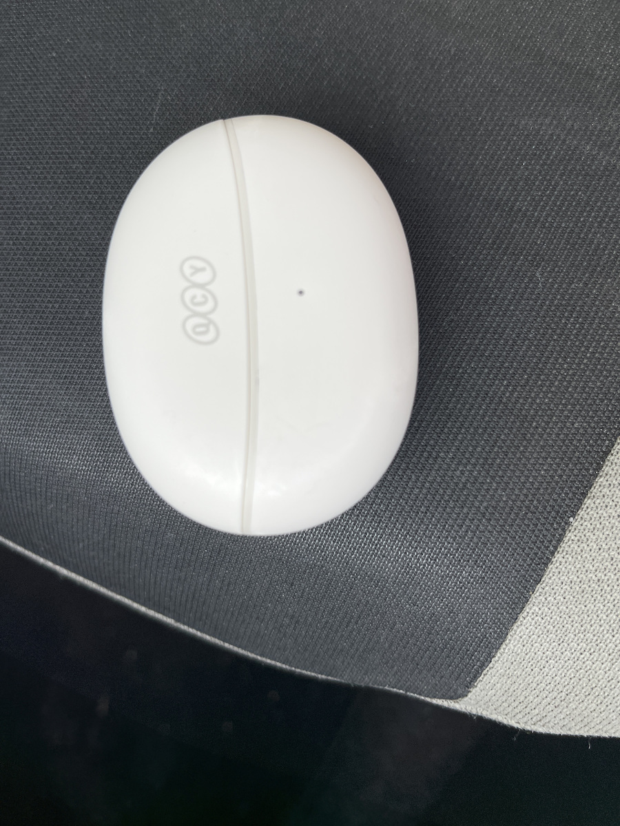 QCY Crossky C30 Open Ear Bluetooth Handsfree Earphones with Sweat Resistance and Charging Case White