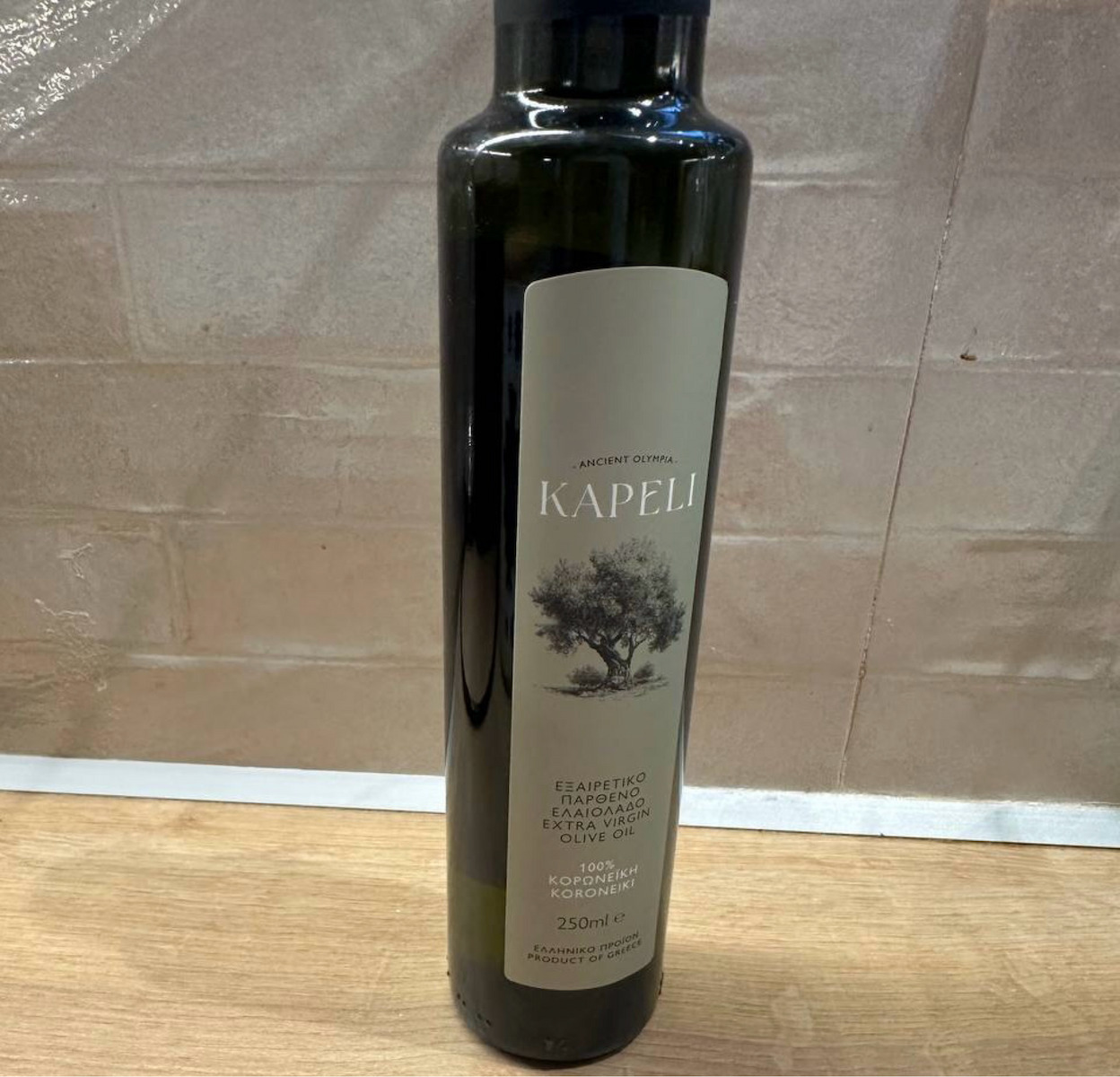 Kapeli Ulei De Măsline Extra Virgin 250ml 100% Soi Koroneiki