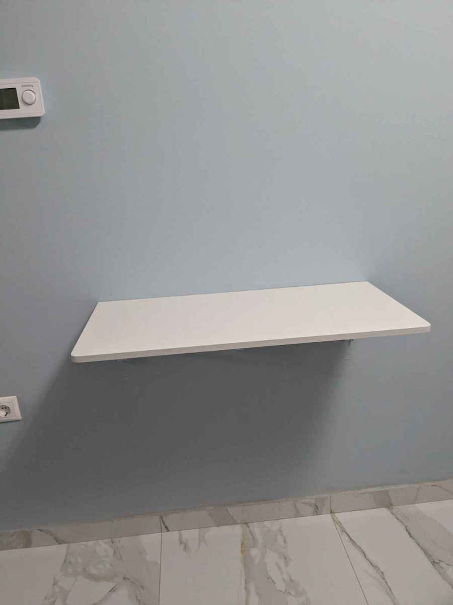 Бюро Дървено Бяло 80x40см