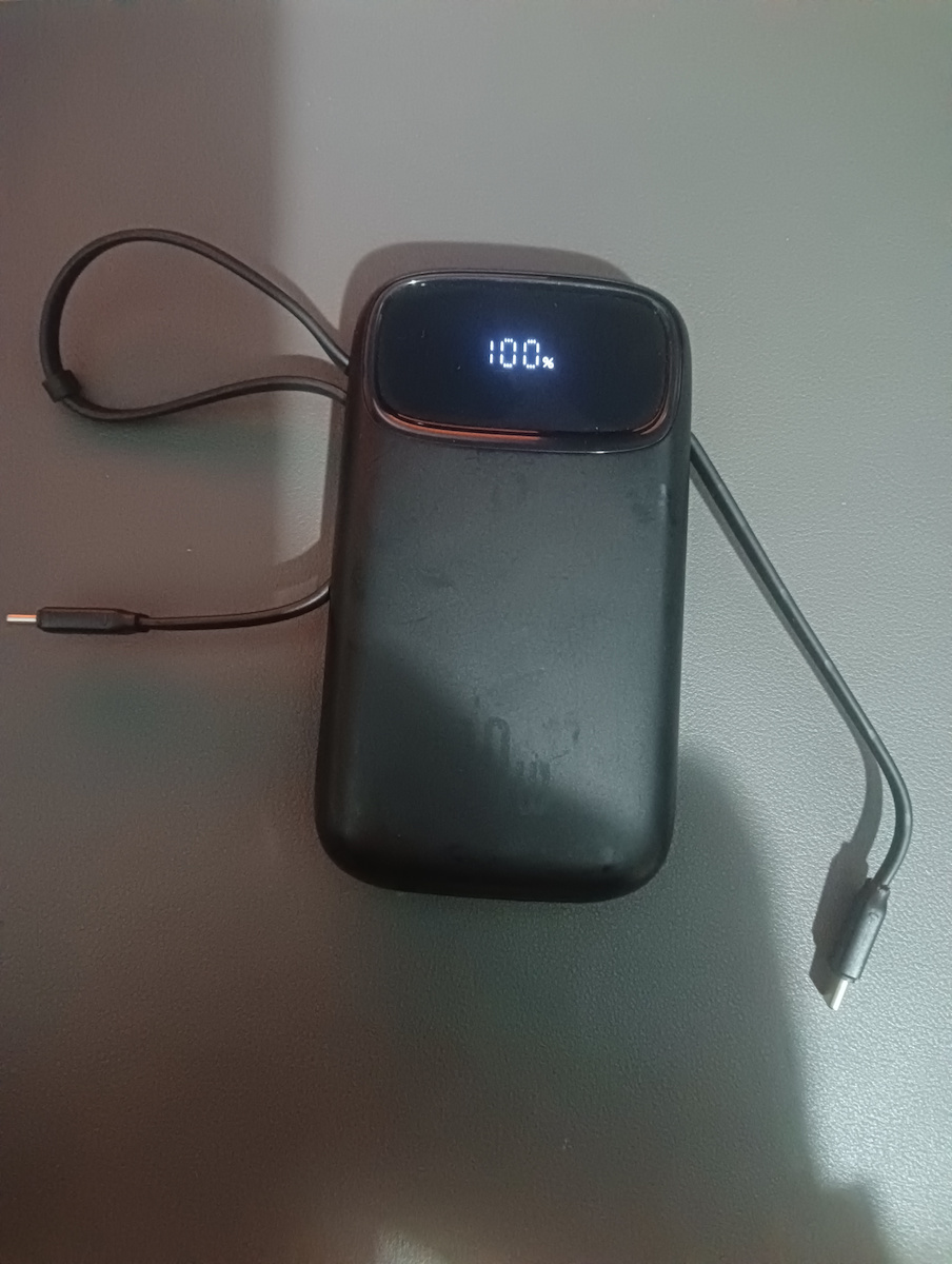 Baseus QPow2 Power Bank 20000mAh 30W με Θύρα USB-A και 2 Θύρες USB-C Μπλε