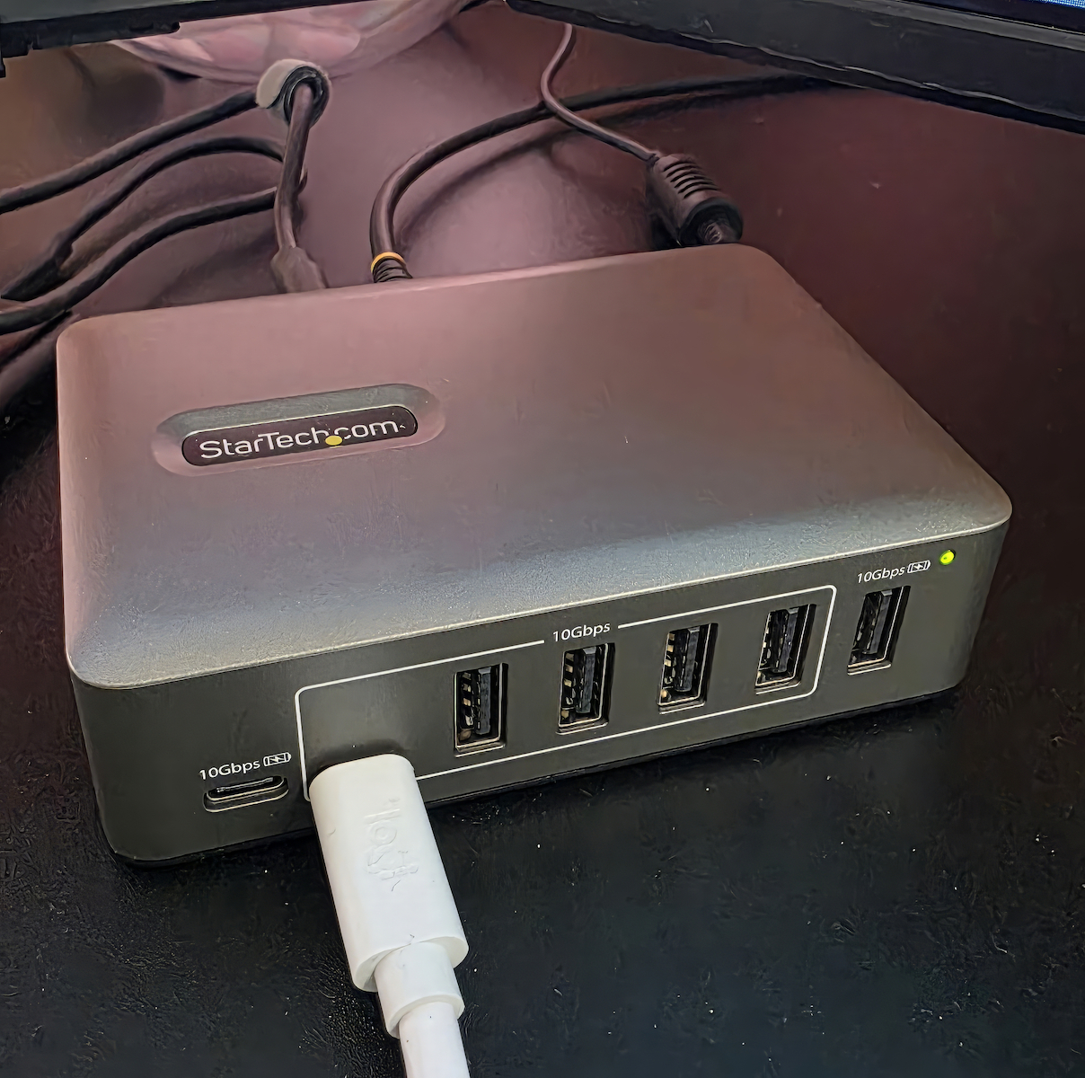 StarTech Hub USB 3.2 Cu 10 Porturi Cu Conectare USB-C Argintiu