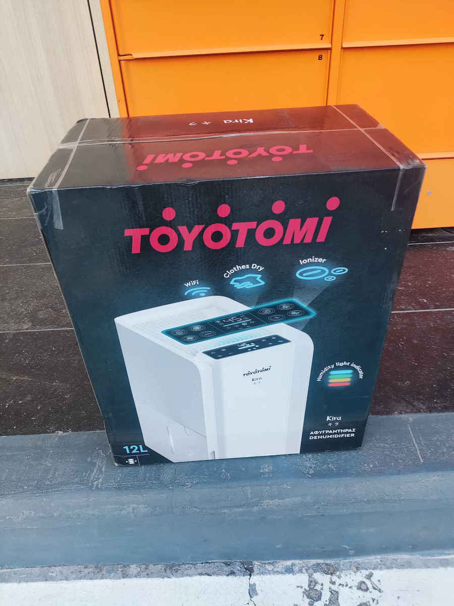 Toyotomi TDE-12WBIVION Αφυγραντήρας με Συμπιεστή Ιονιστή και Wi-Fi 12lt