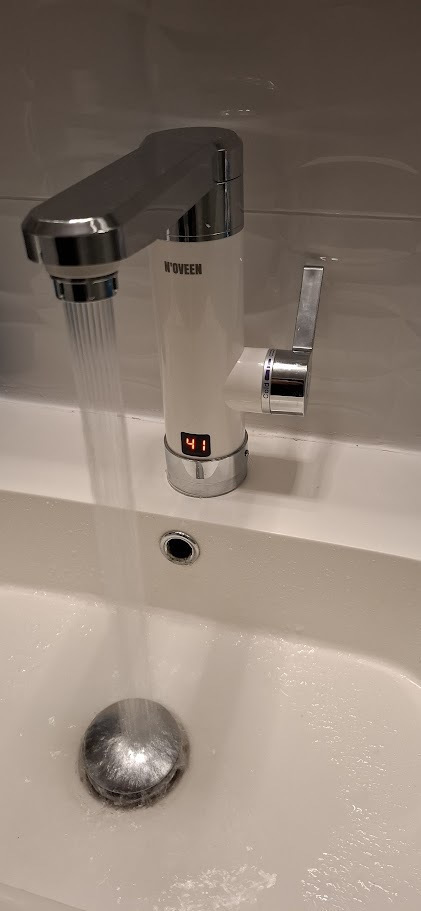 N'Oveen Electric Single-Phase Instant Heater Tap for Kitchen 3.6kW
