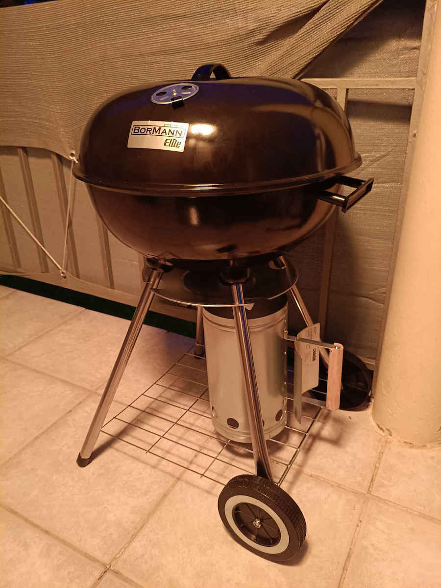 Bormann BBQ1145 Charcoal Grill Kettle with Lid 44cmx44cm