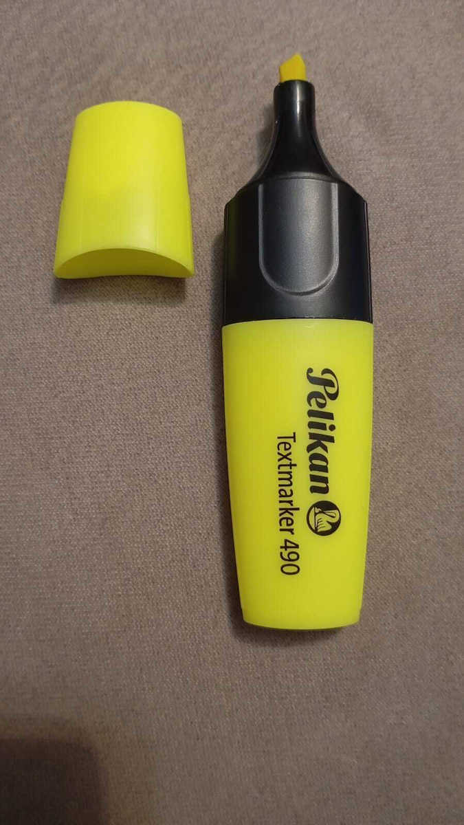 Pelikan 490 Μαρκαδόρος Υπογράμμισης Κίτρινος 5mm (Διάφορα Χρώματα)