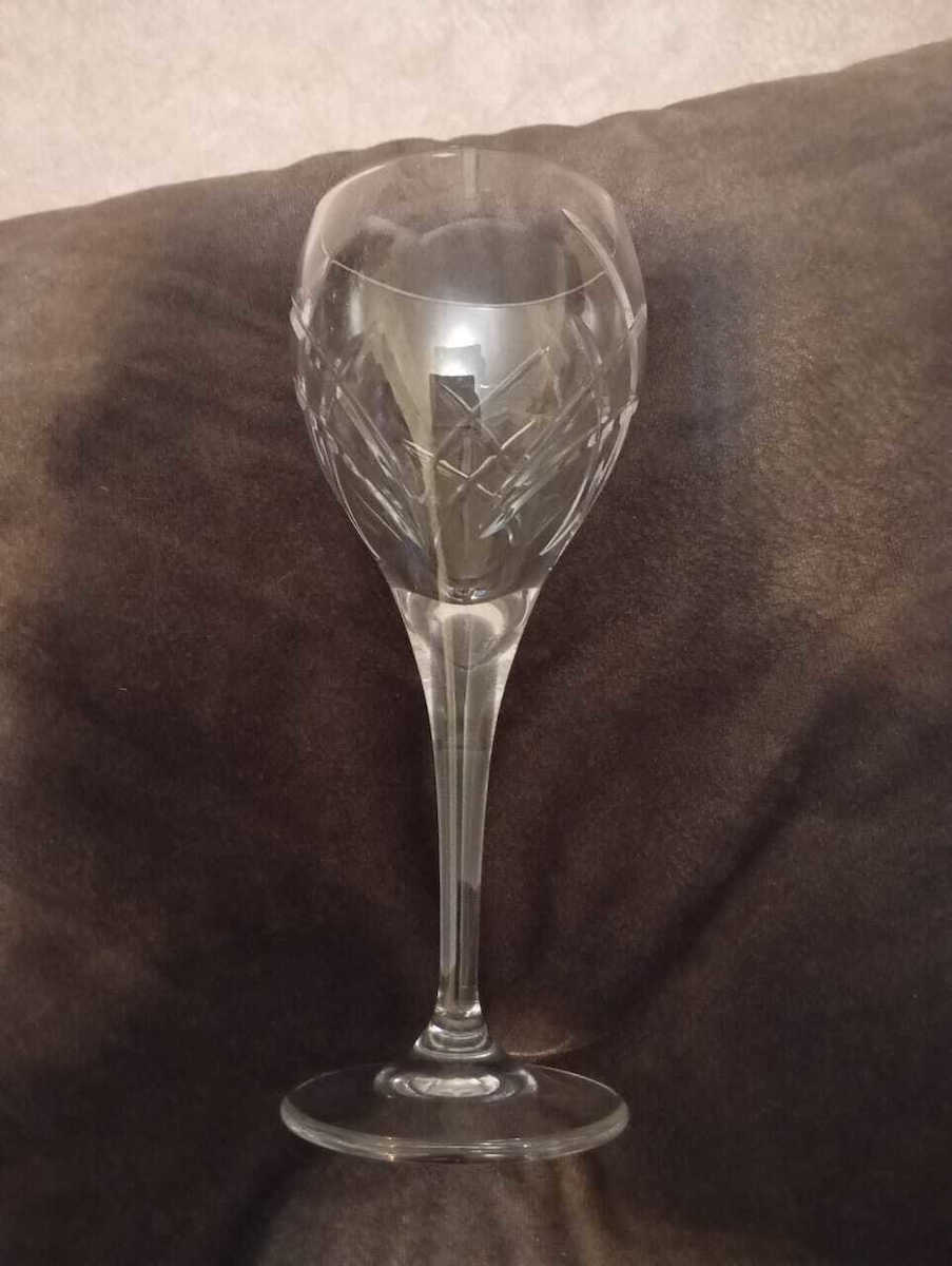 Bohemia Jihlava Set of Glasses White Wine / Water / Cocktail/Drinking / Champagne / Liqueur/Ouzo / Whiskey made of Crystal Stemmed 340ml 6pcs