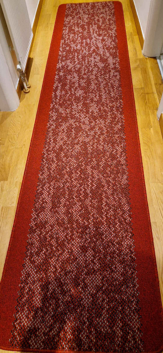 Rutschfester Flur Granite Rote-Beige 67x300