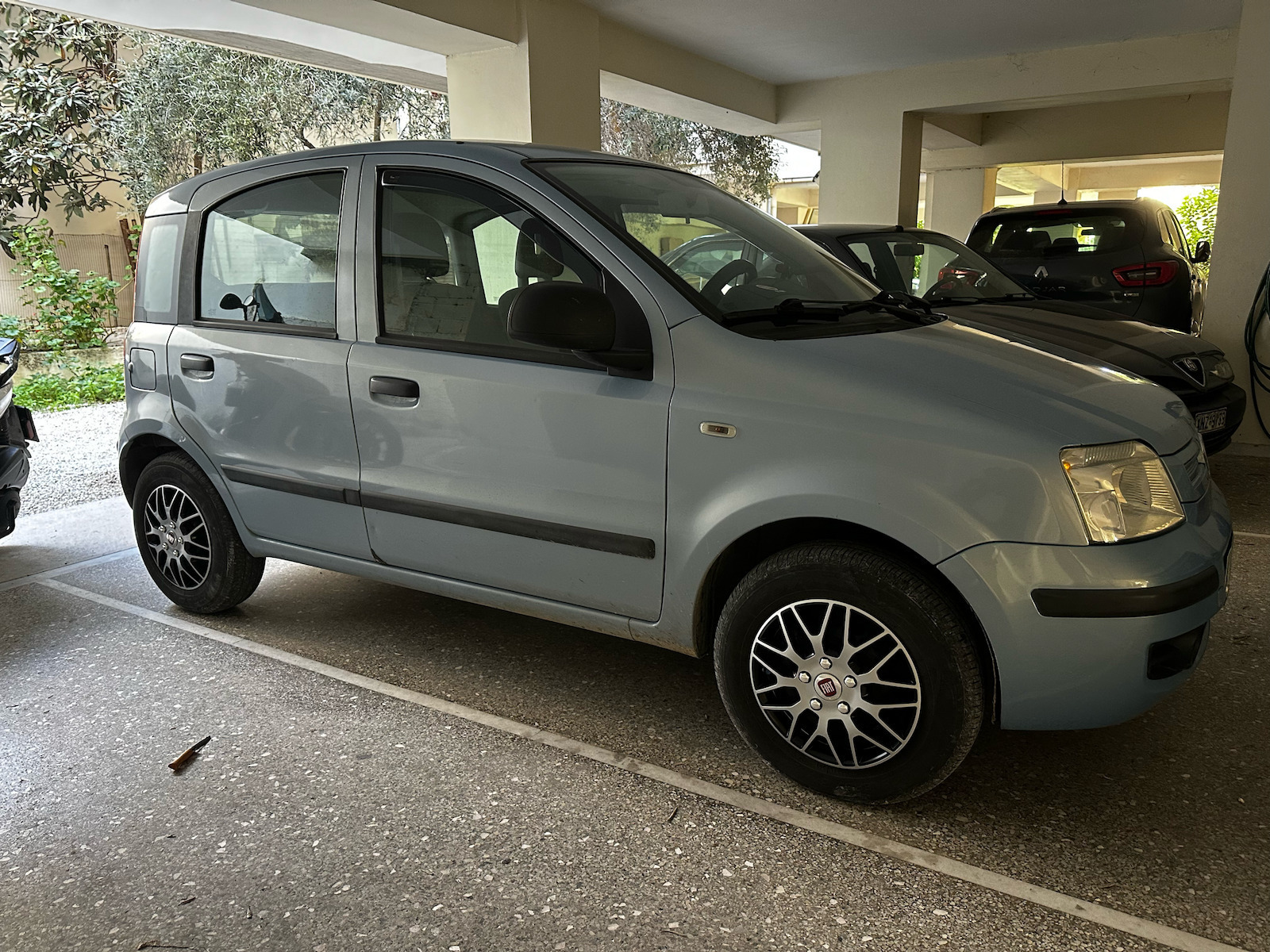 Versaco Auto Radkappen Set Dakar Nc mit Marke Fiat 4Stück 13" Silber/Silber