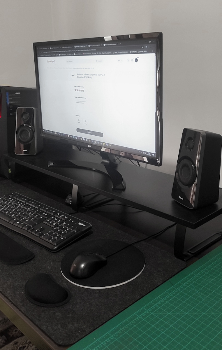Brateck Desktop Stand for 2 Monitors up to 32" (STB-112)