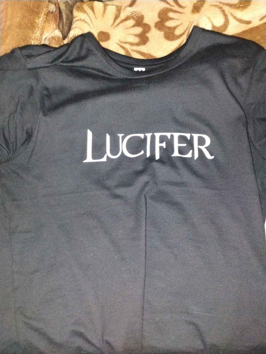 T-shirt Studio Lucifer T-shirt σε Μαύρο χρώμα