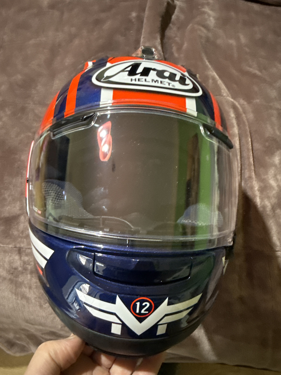 アライARAI MX spirits Arai RX-7V EVO Pedrosa Spirit Gold Cască Moto Față întreagă ECE