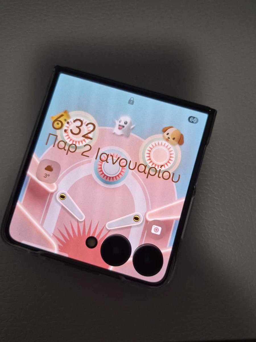 Samsung Книга Силикон Прозрачен (Galaxy Z Flip7)