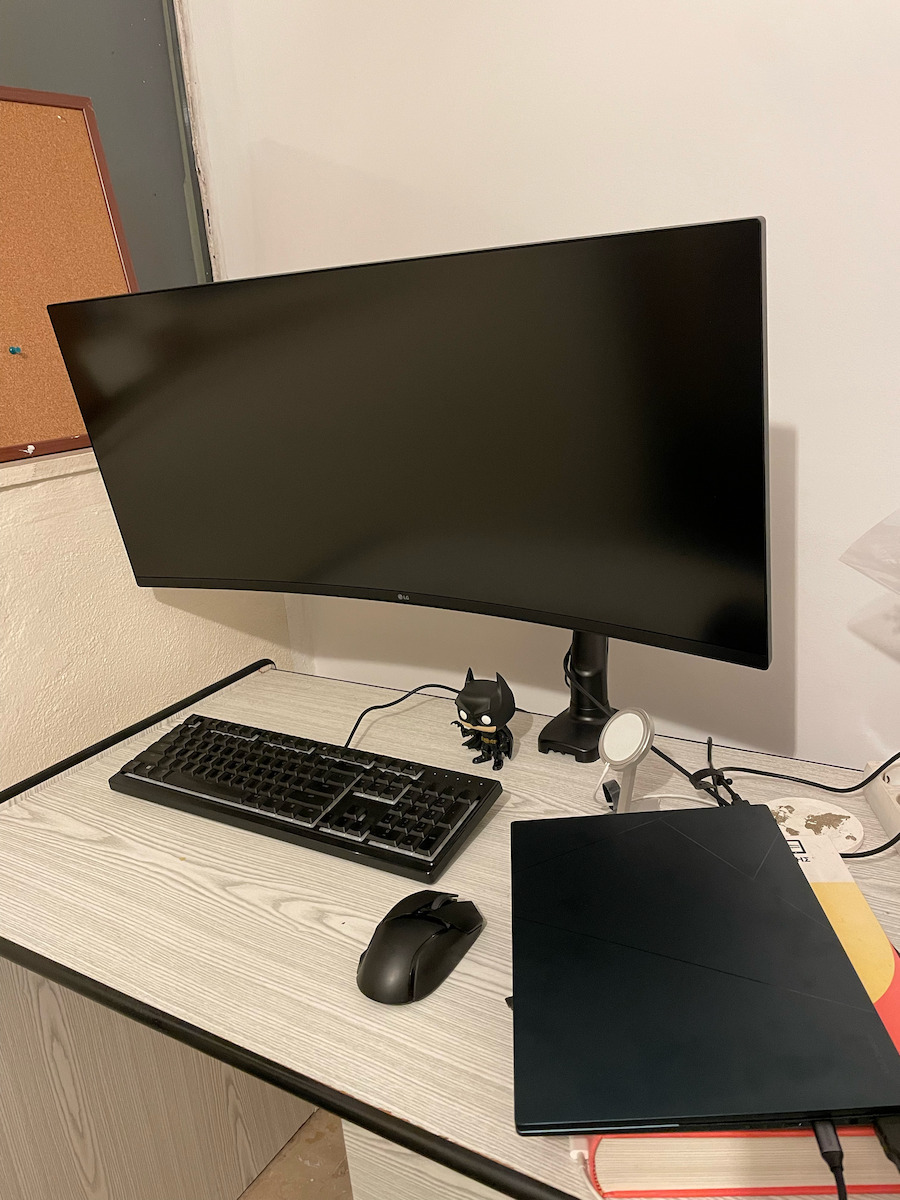 LG 34WR50QK-B Ultrawide VA HDR Curved Monitor 34" QHD 3440x1440 με Χρόνο Απόκρισης 5ms GTG