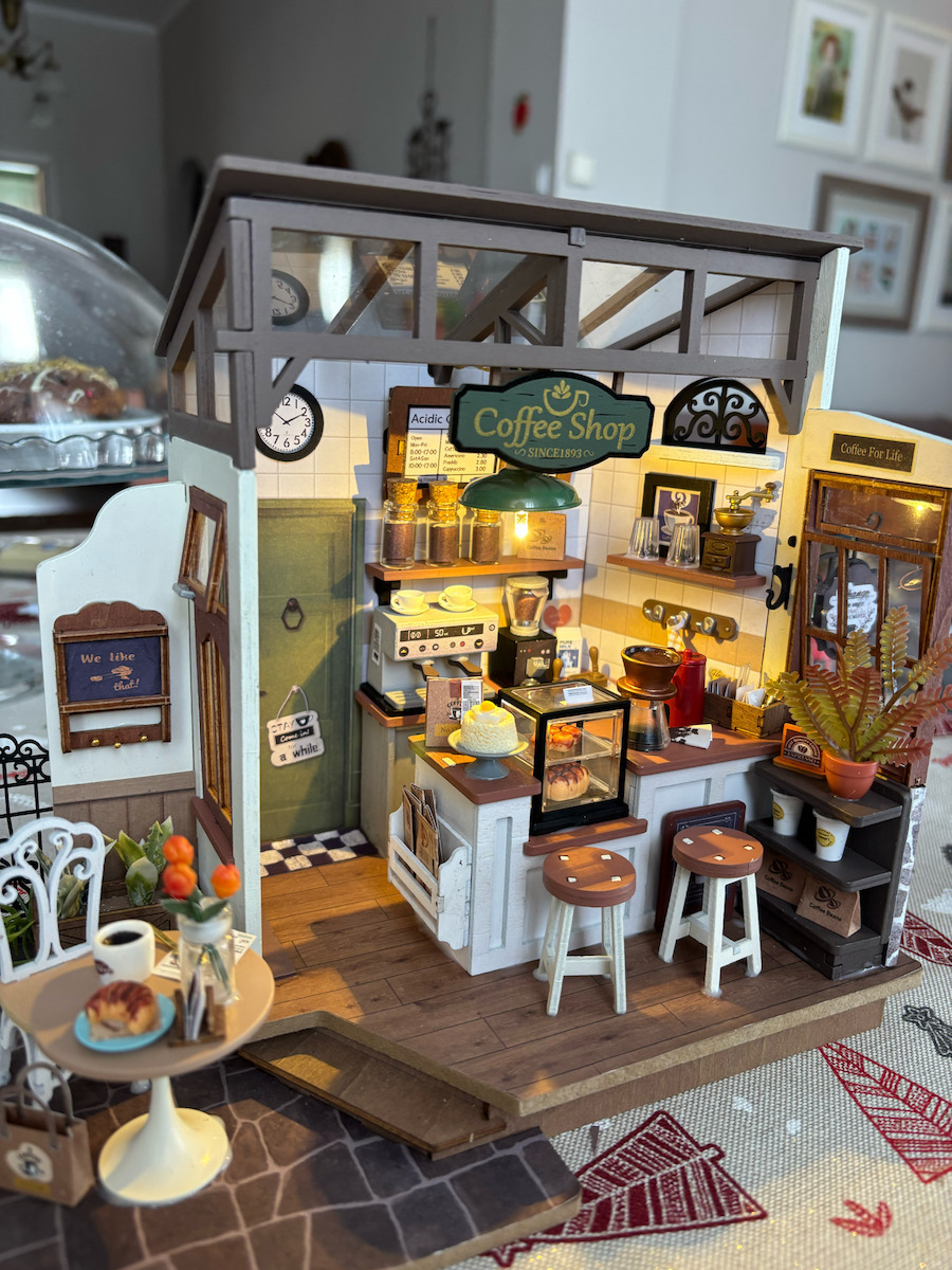 Robotime Παιχνίδι Κατασκευών Ξύλινo NO.17 Café για Παιδιά 14+ Ετών