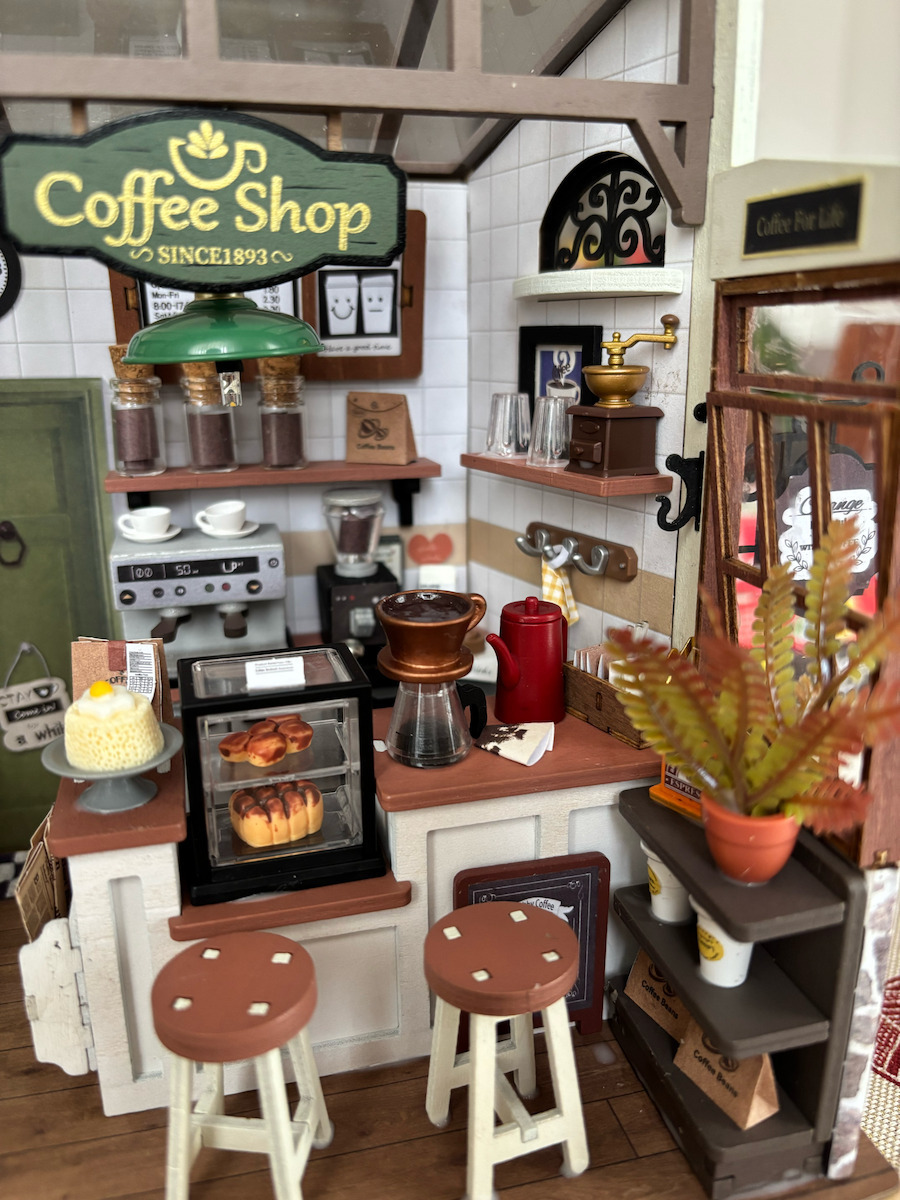 Robotime Παιχνίδι Κατασκευών Ξύλινo NO.17 Café για Παιδιά 14+ Ετών
