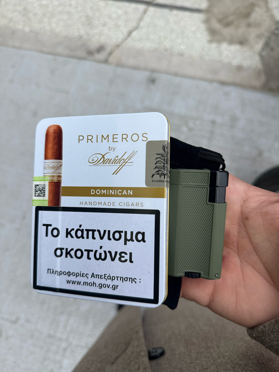 Davidoff Primeros Panatela Țigări de foi Republica Dominicană 6buc 105mm