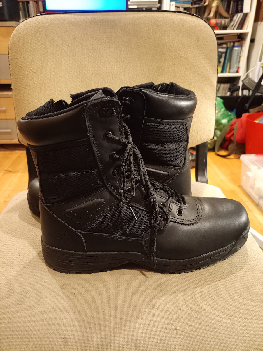 Survivors Military Boots Spiral 8.0 SZ Leather Black 00318