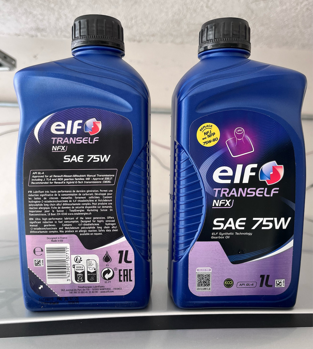 Elf Tranself NFX Βαλβολίνη Αυτοκινήτου για Χειροκίνητο Κιβώτιο Ταχυτήτων 75W 1lt