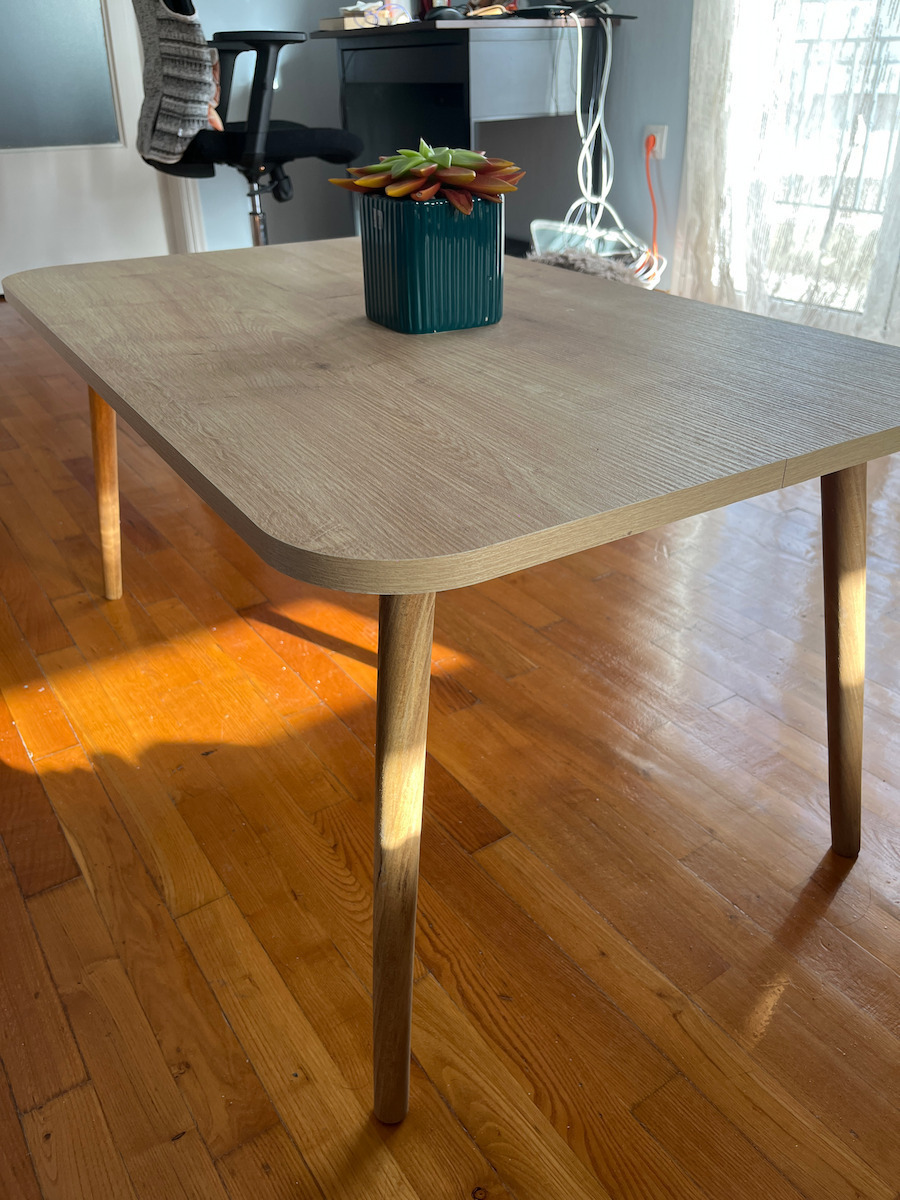 Rectangular Central Coffee Table Soul Wooden Gray Retro W90xL55xH41cm