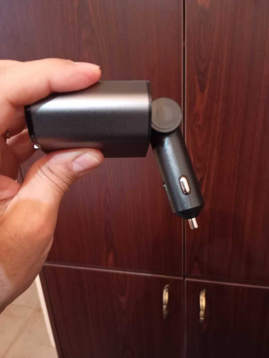 Φορτιστής Αυτοκινήτου 120W 2.4A Γρήγορης Φόρτισης με Θύρες: 1xUSB-A 1xType-C μαζί με Καλώδιο Lightning / Type-C Γκρι Χρώμα