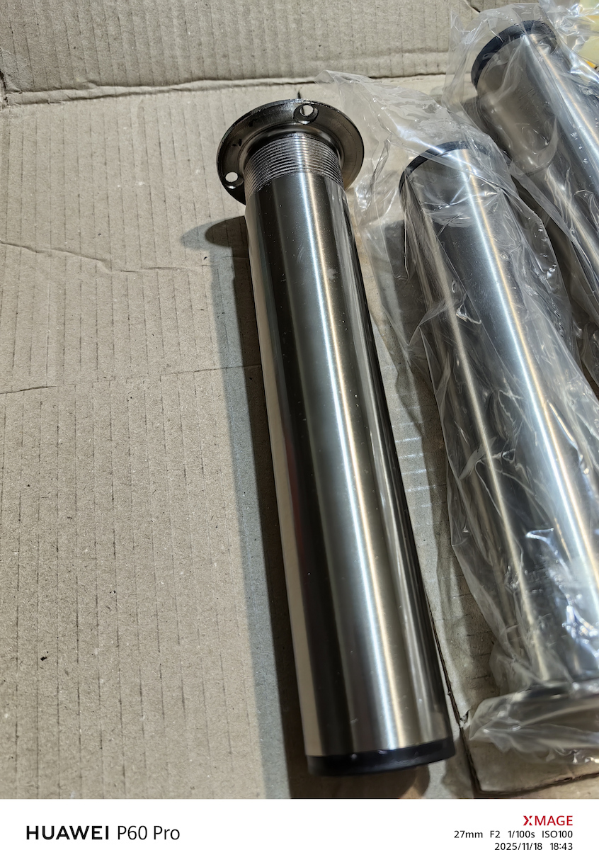Import Hellas A160 Metallic Furniture Leg with Regulator 4.2x4.2x10cm Nickel Matte 10 A160