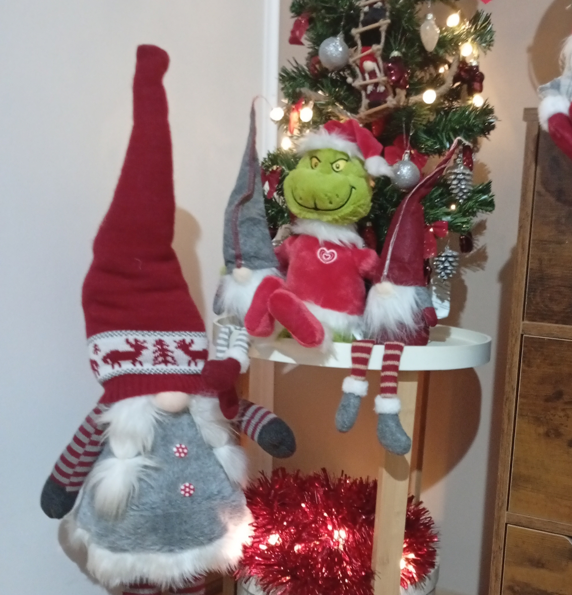 Aurora Plush Santa Grinch Christmas 46 cm