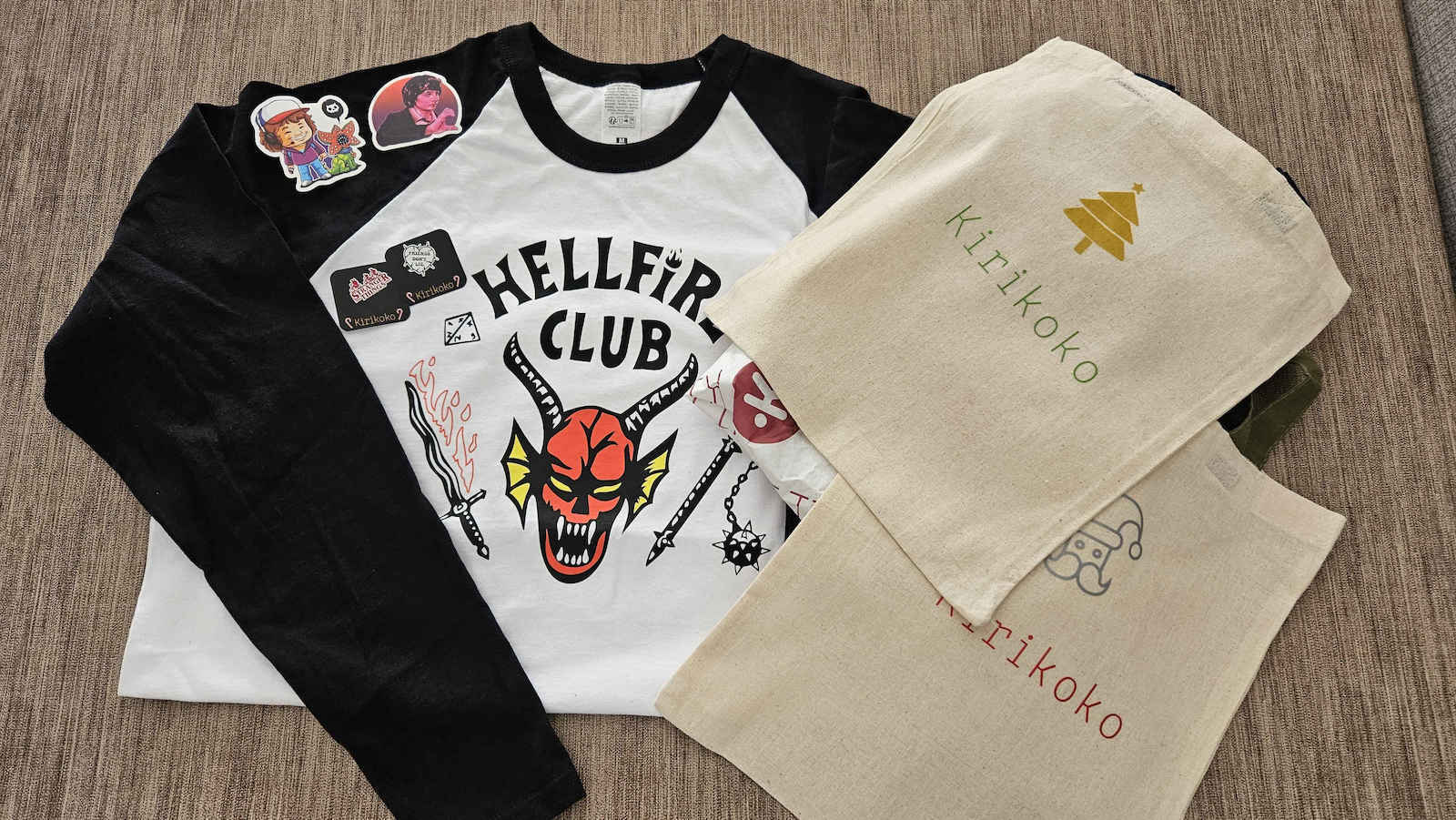 Stranger Things Join The Club Blouse Hellfire Club White Cotton