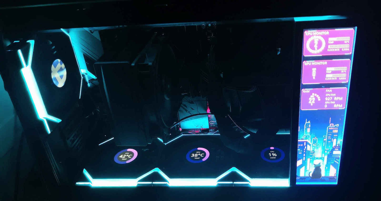 Lian Li DAN A3 Gaming Micro Tower Κουτί Υπολογιστή με Πλαϊνό Παράθυρο Wood