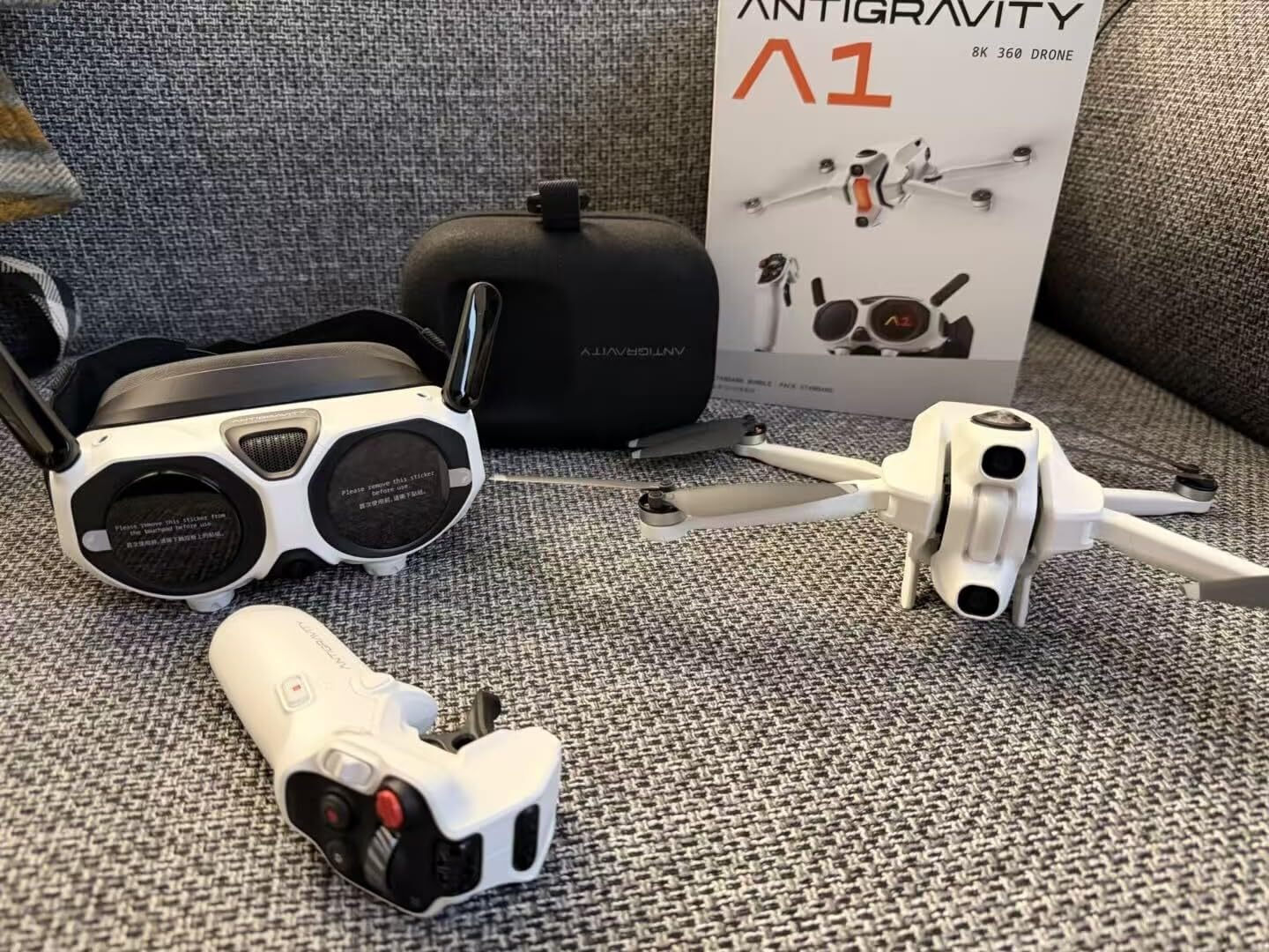 Antigravity A1 8K 360 Drone 2.4 GHz with 8K Camera Controller & FPV Glasses Explorer Bundle