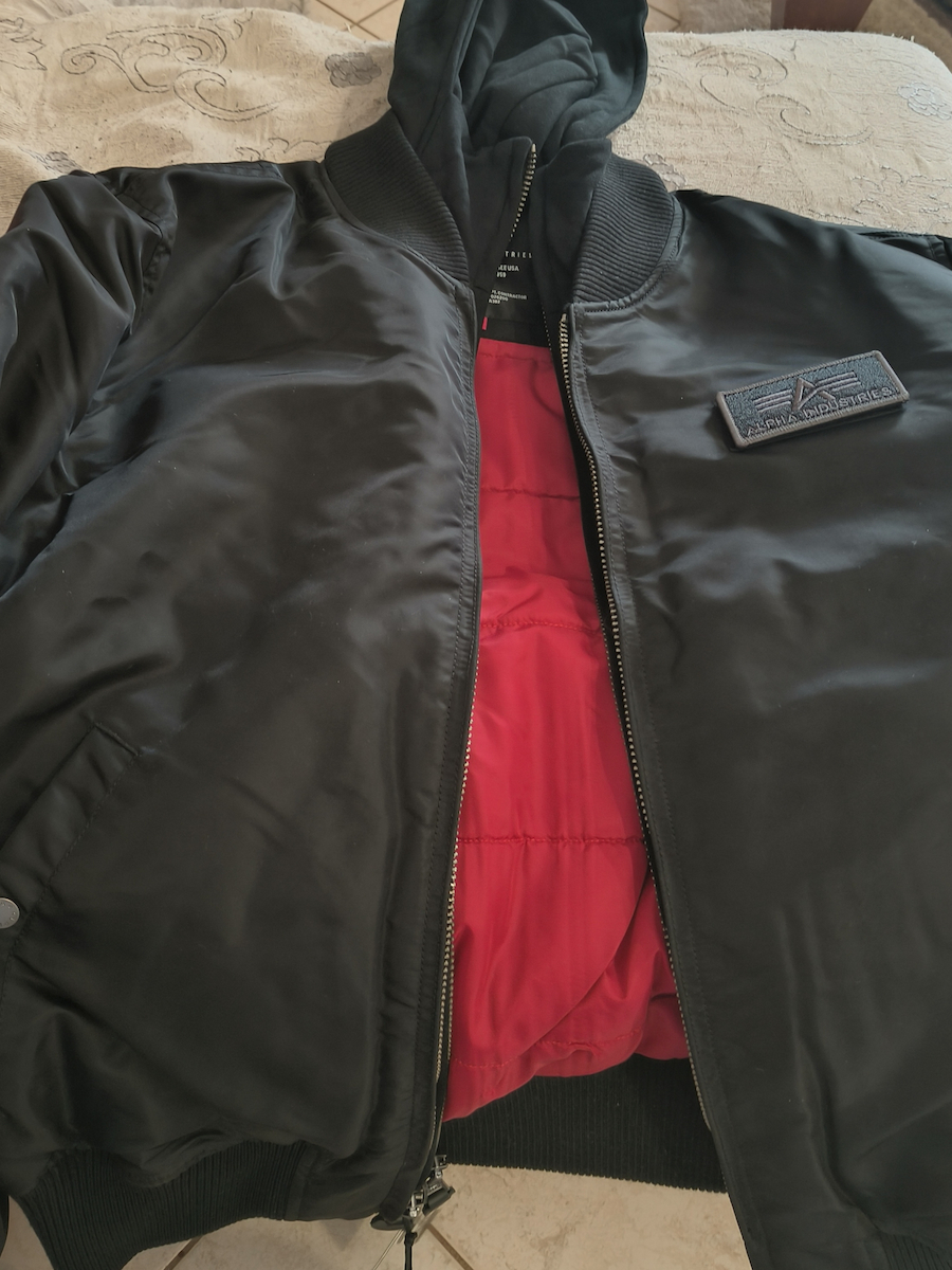MA-1 D-Tec Χειμωνιάτικο Μπουφάν Bomber Black Olive
