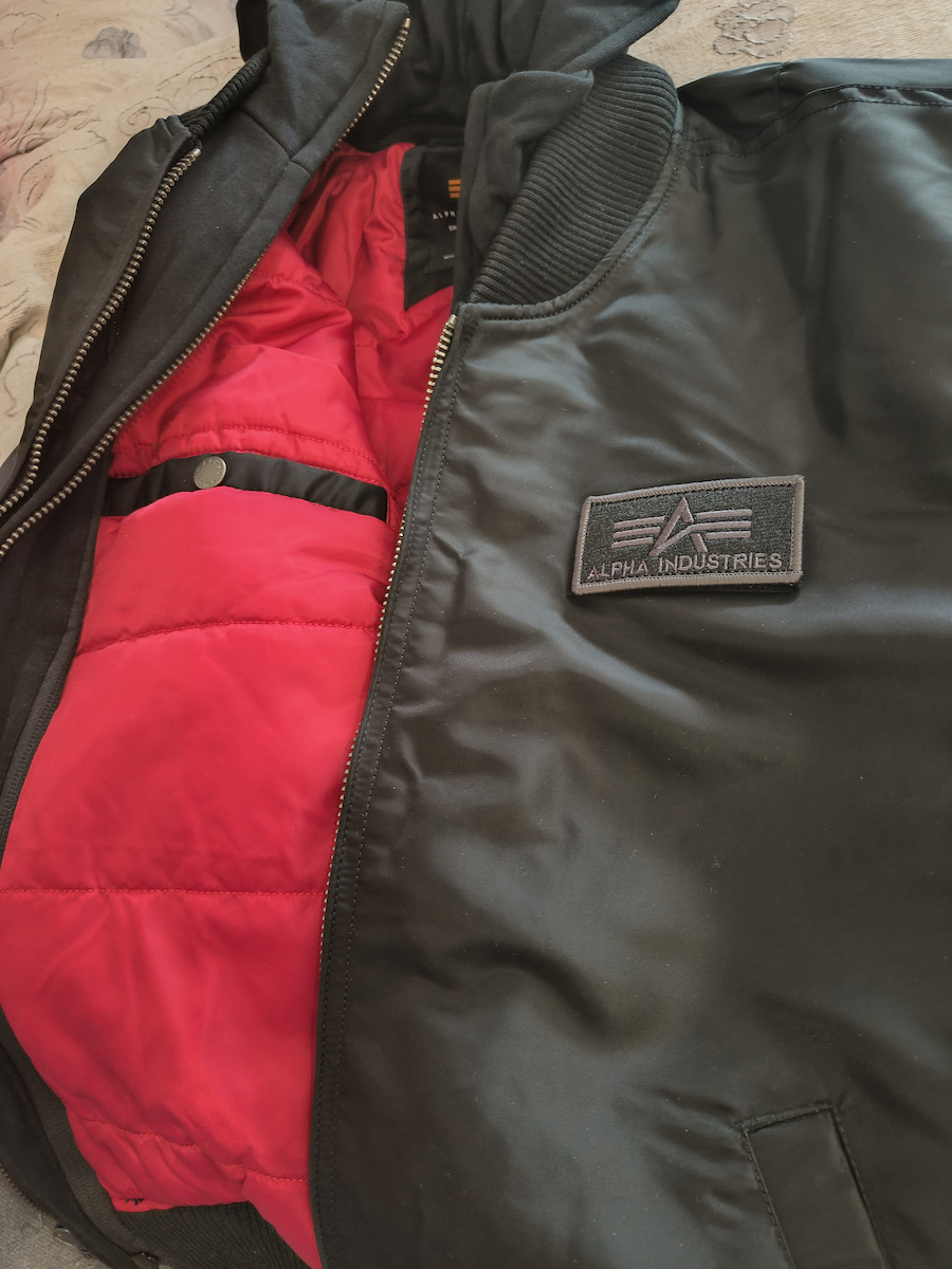 MA-1 D-Tec Χειμωνιάτικο Μπουφάν Bomber Black Olive
