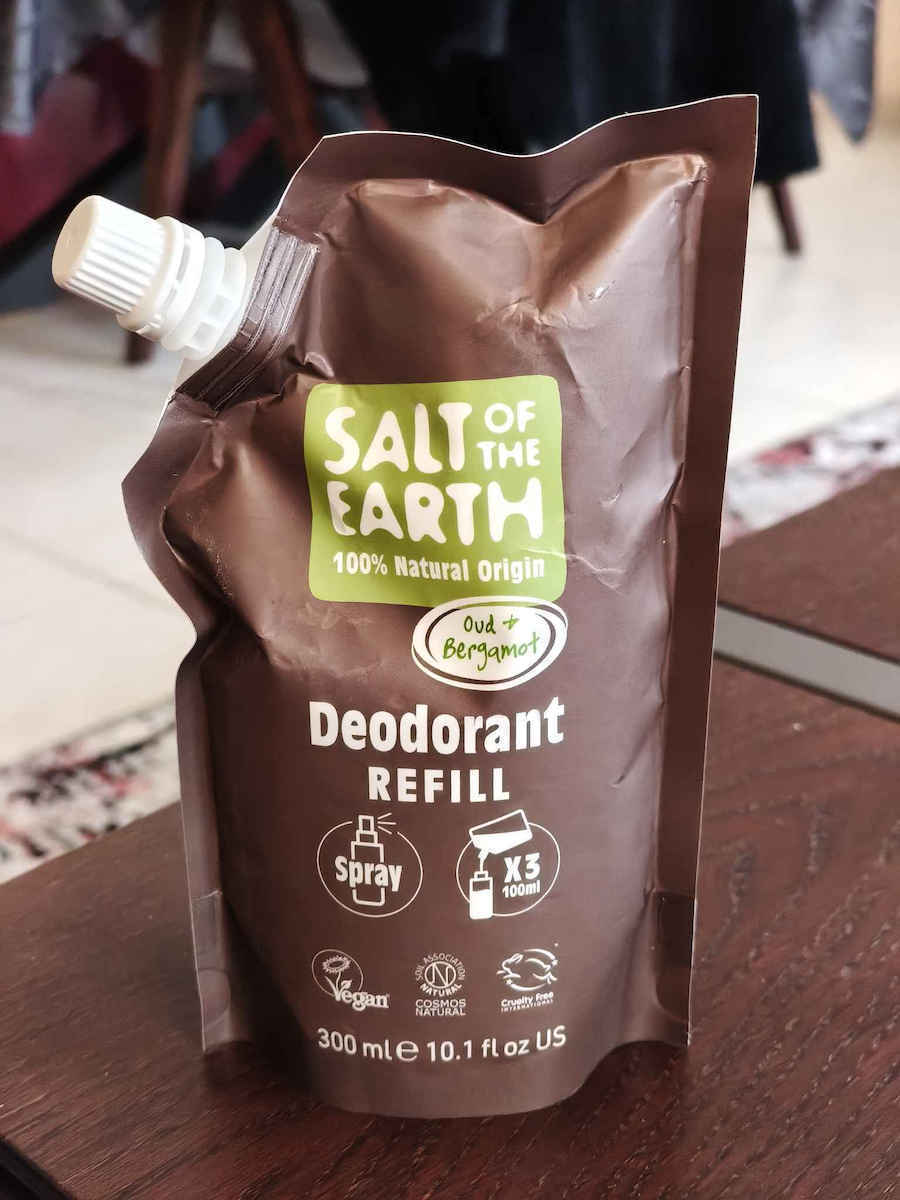 Salt of the Earth Oud & Bergamot Φυσικό Αποσμητικό Refill 225ml