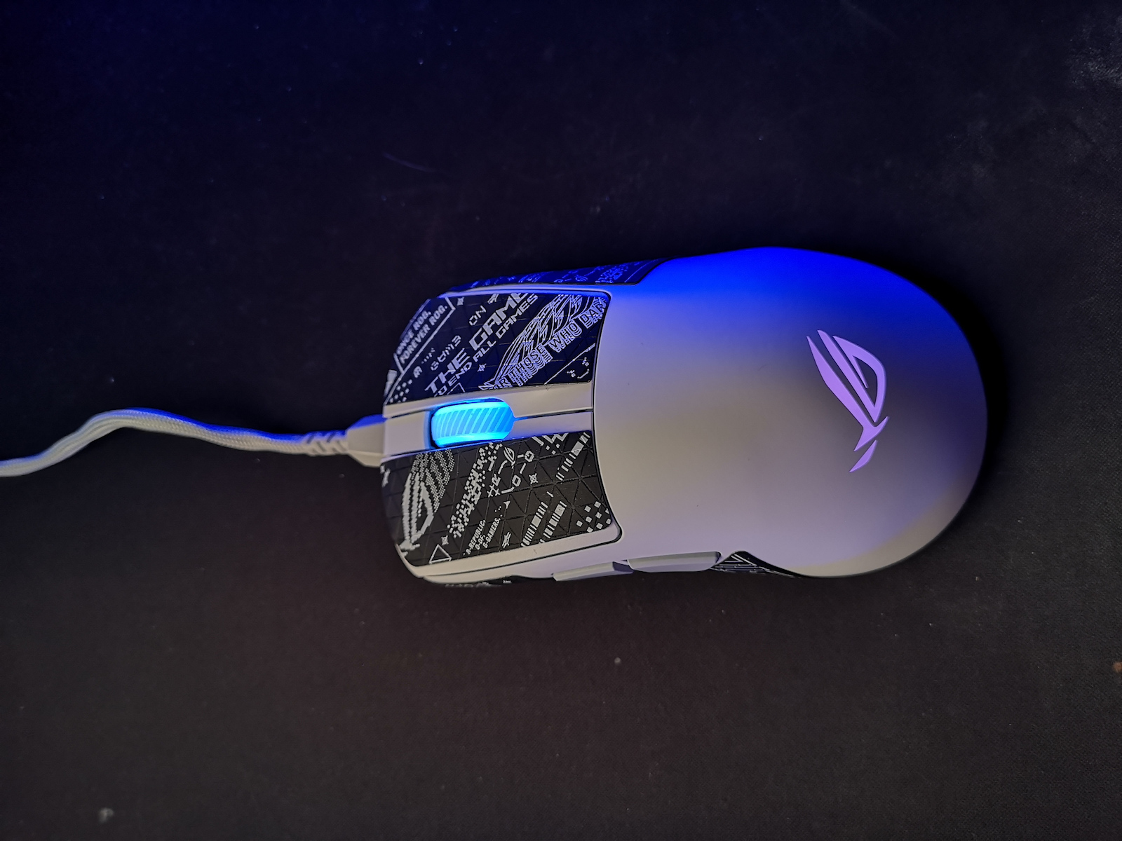 Asus ROG Keris II Origin Ασύρματο Gaming Ποντίκι 42000 DPI Moonlight White
