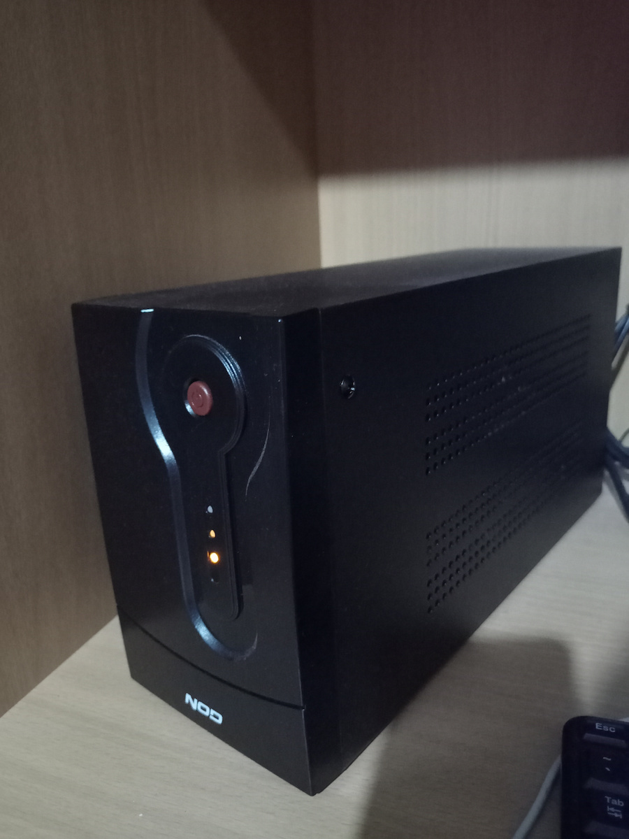 NOD U-2000 UPS Line-Interactive 2000VA 1200W με 4 Schuko Πρίζες