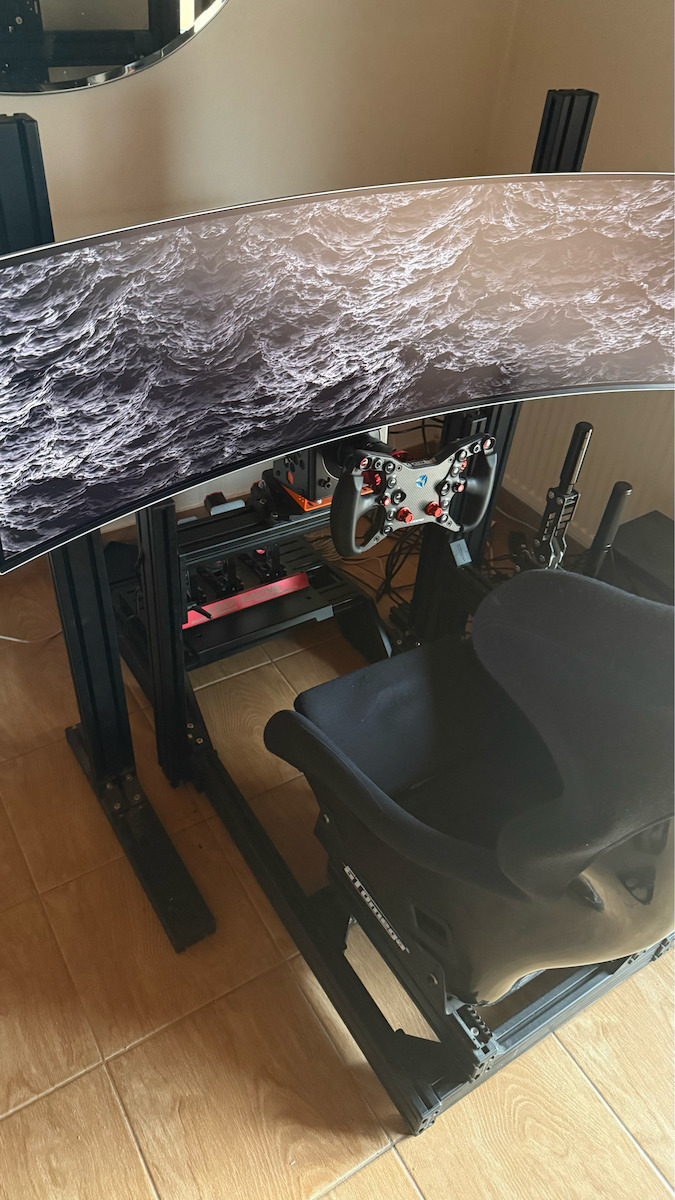 Samsung Odyssey G9 G93SD Ultrawide OLED HDR Curved Monitor 49" 5120x1440 240Hz με Χρόνο Απόκρισης 0.03ms GTG Ασημί