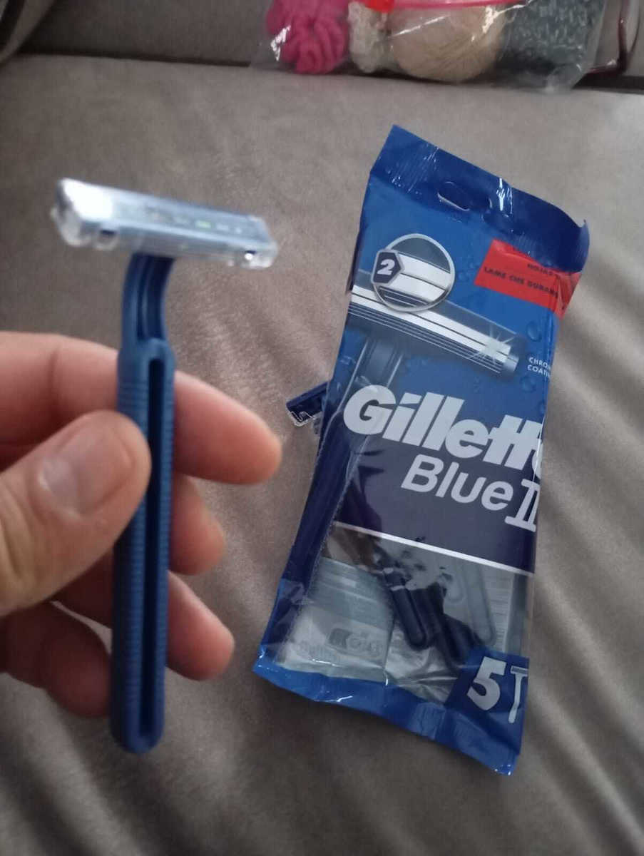 Gillette Blue II mit 5Stück