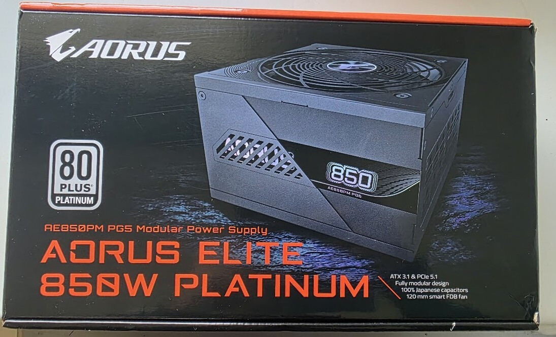 Gigabyte Aorus Elite P1000W 1000W Μαύρο Τροφοδοτικό Υπολογιστή Full Modular 80 Plus Platinum