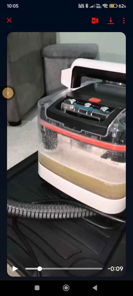 Shark Vacuum Wet / Dry 450W with Plastic Bin 1.25lt