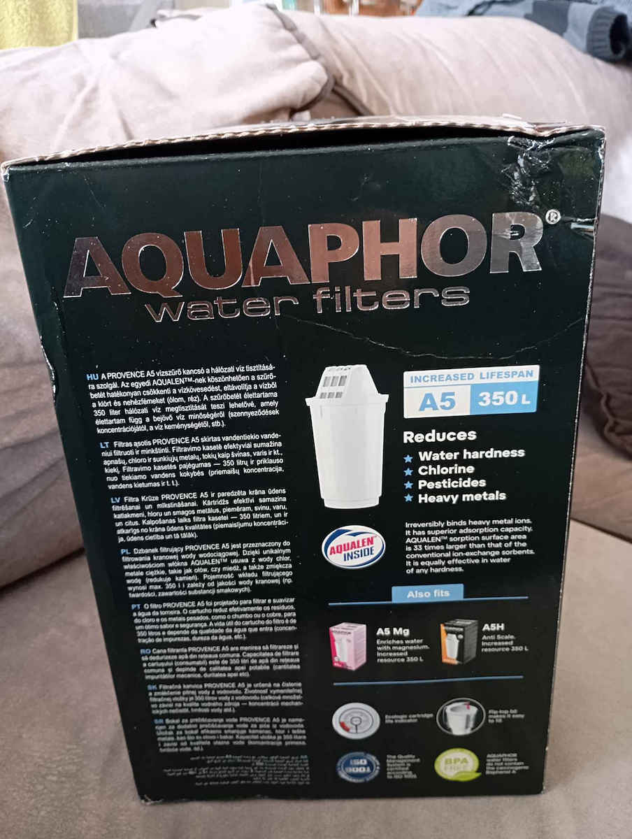 Aquaphor Provance Plastic Jug White with Filter 4200ml
