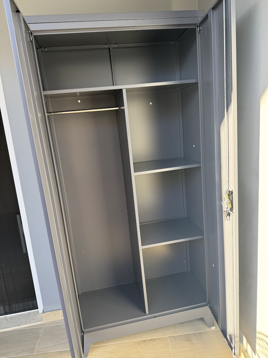 Dulap cu două uși Lite Metal 90x40x180cm