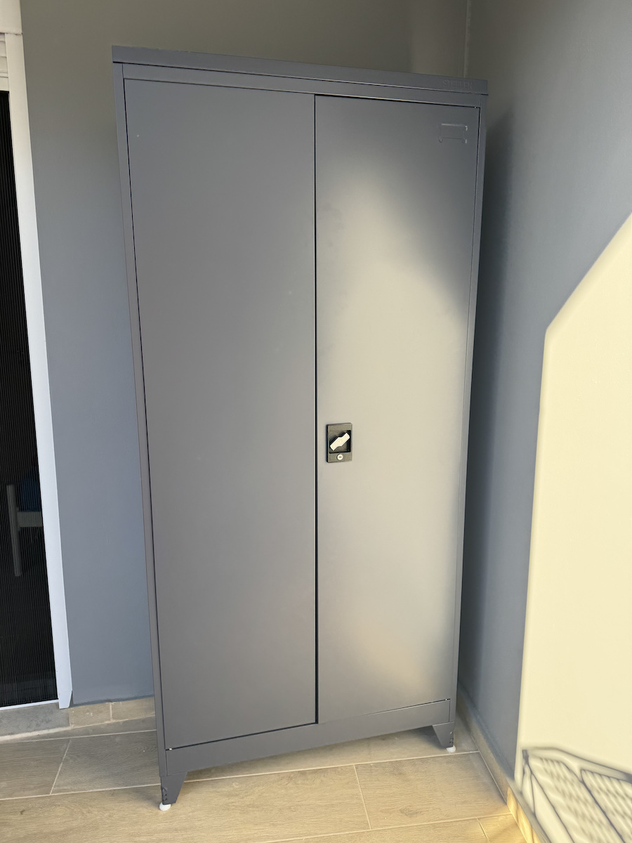 Dulap cu două uși Lite Metal 90x40x180cm