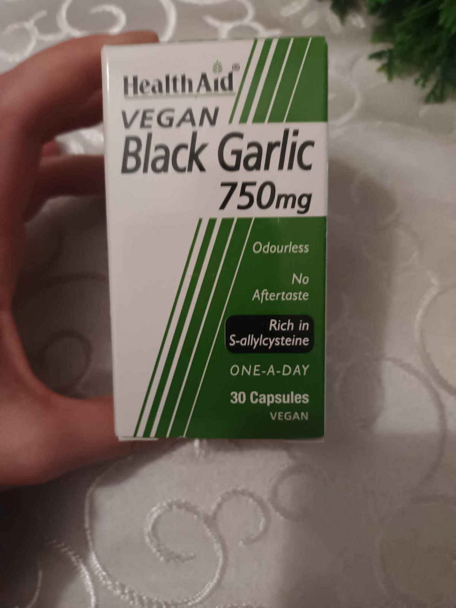 Health Aid Black Garlic 750mg 30 φυτικές κάψουλες