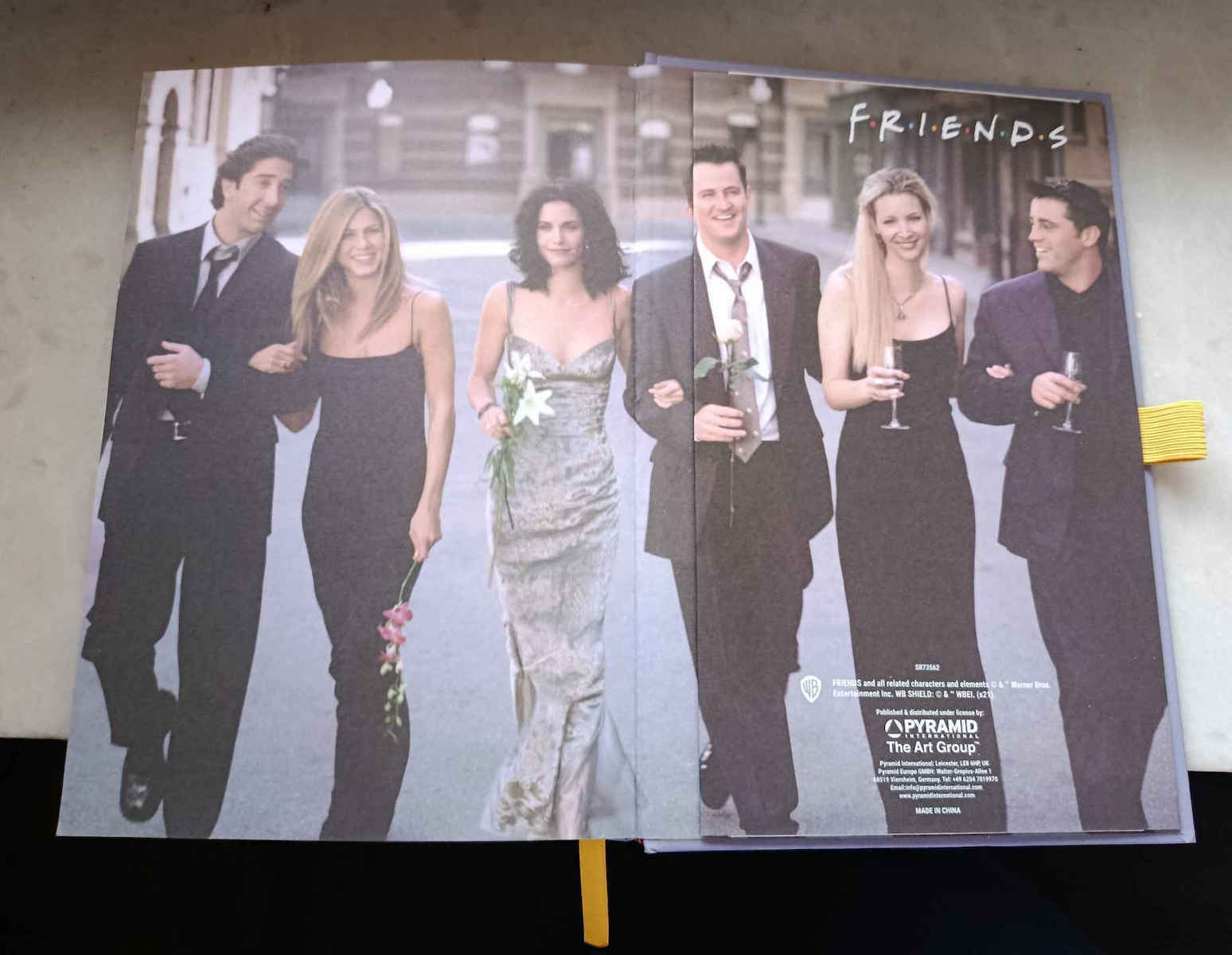 Blue Sky Studios Friends Σημειωματάριο A5 120 Φύλλων Ριγέ Μωβ