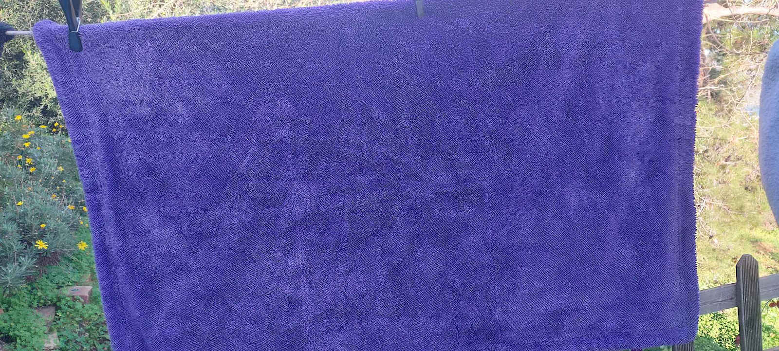 Maxshine Duo Twisted Loop Cloth Microfiber Drying Car 1200gsm Purple 90x60cm