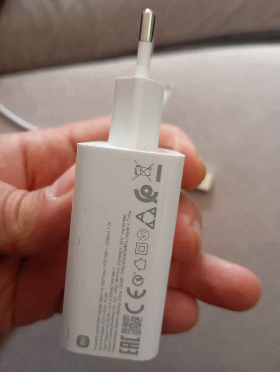 Xiaomi Φορτιστής με Θύρα USB-A και Καλώδιο USB-C 67W Power Delivery Λευκός (HyperCharge Combo BHR9465EU)