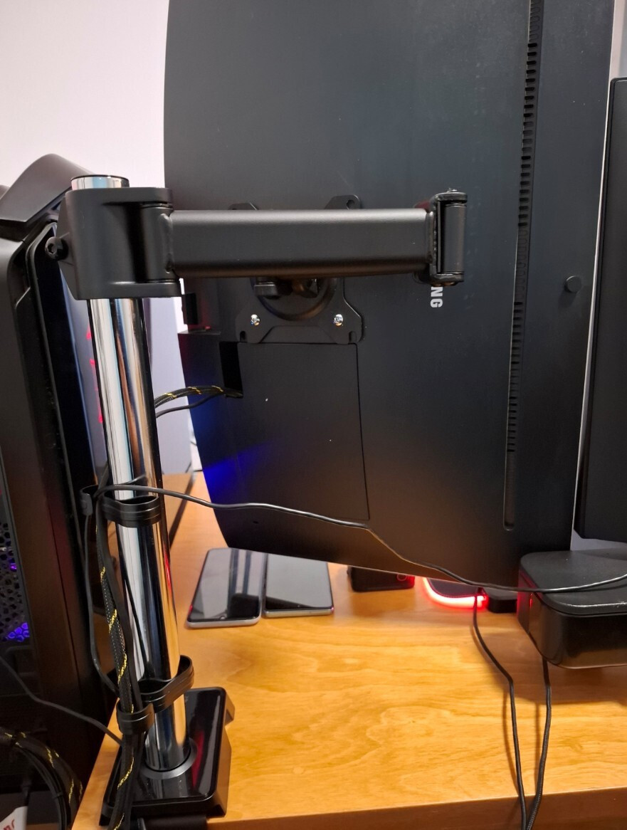 Arctic Z1 (Gen 3) Βάση Γραφείου Οθόνης έως 38" με Βραχίονα Ασημί