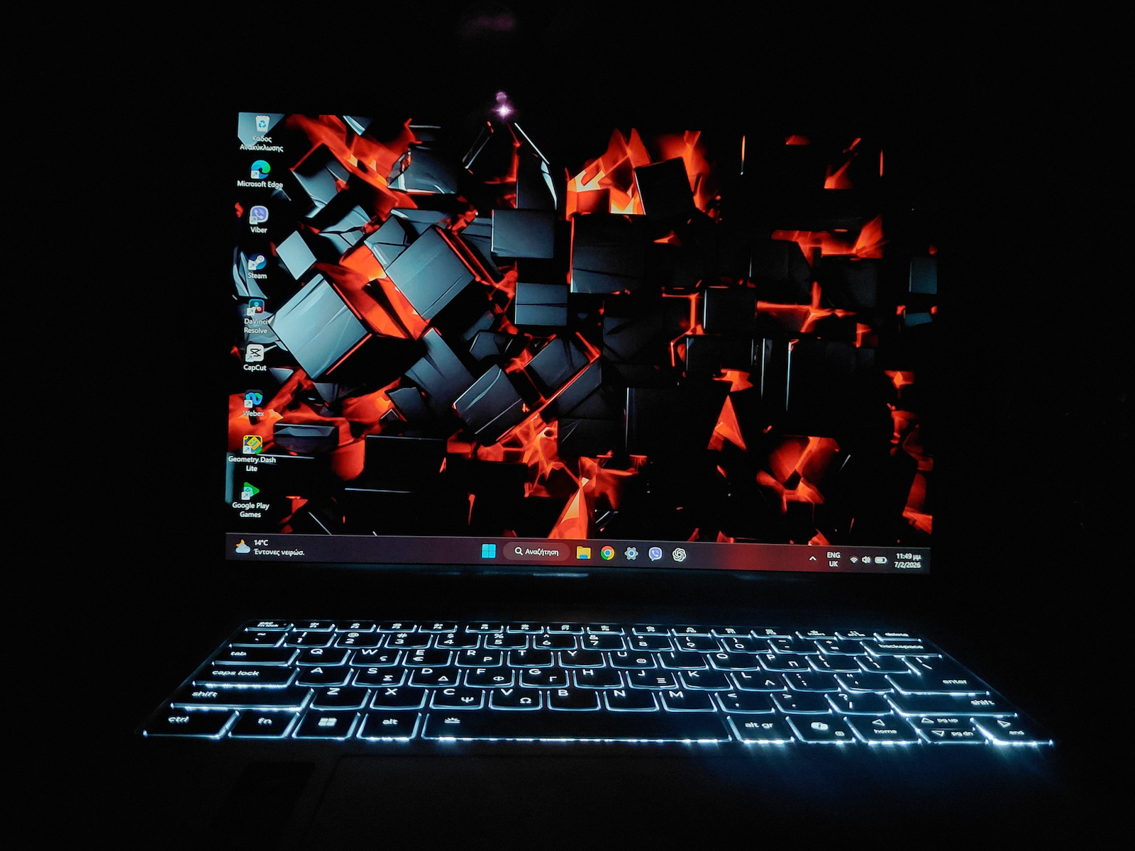 Lenovo IdeaPad Slim 5 15ARP10 15.1" OLED QHD+ 165Hz (Ryzen 7-7735HS/32GB/512GB SSD/Без операционна система) (BG Клавиатура)
